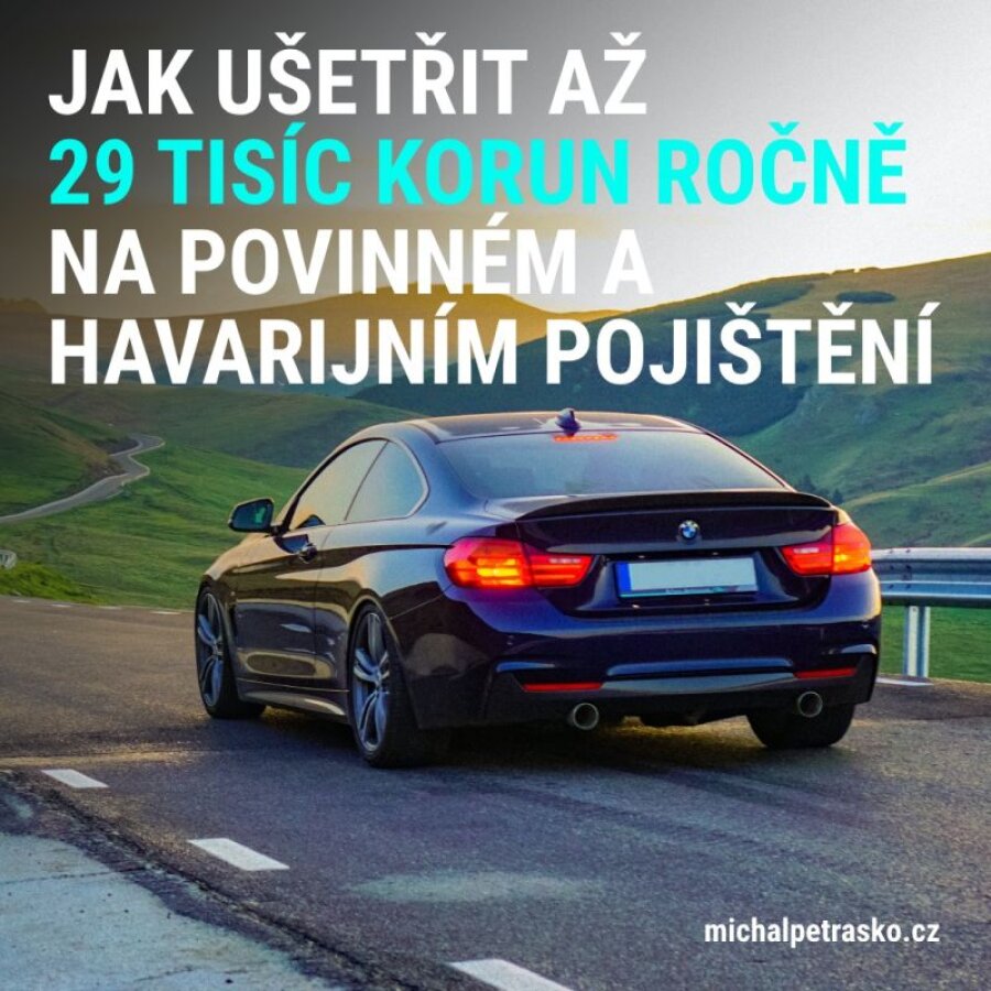 AUTA - UŠETŘENÍ AŽ 29 TISÍC KORUN ROČNĚ NA POJIŠTĚNÍ